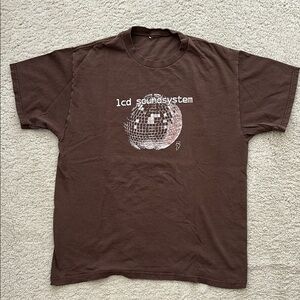 LCD Soundsystem tees 
Bought at the show